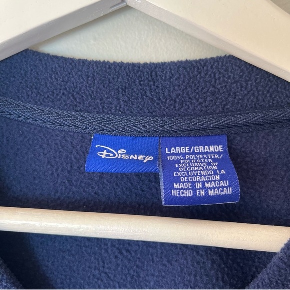 Disney Tigger Spirit Graphic Navy Fleece Large - Picture 3 of 4